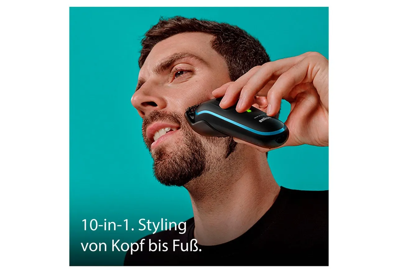 Braun Haarschneider All-In-One Styling Set MGK5445, Set für Bart, Wasserdicht, 100 Min. kabellose Laufzeit