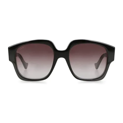 Braune Sonnenbrille mit Interlocking G-Logo Gucci