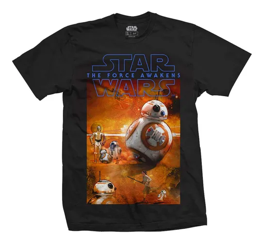 Bravado T-Shirt Star Wars Episode 7 BB8 Composition