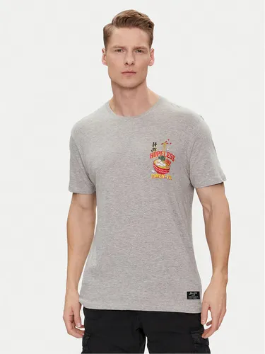 Brave Soul T-Shirt MTS-149TAKEAWAY Grau Straight Fit