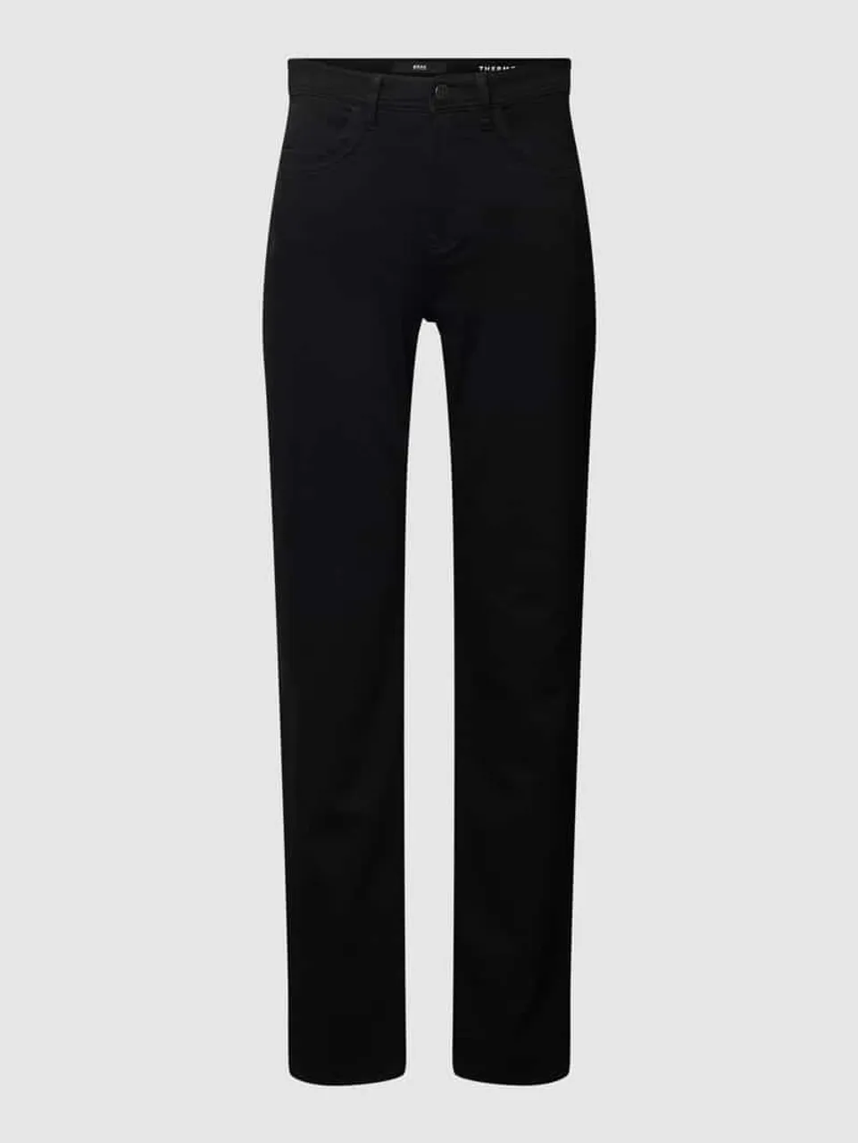 Brax Jeans im unifarbenen Design Modell 'Carola' in Black