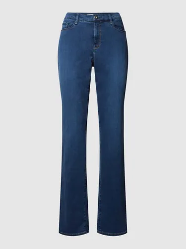 Brax Jeans in gerader Passform mit Stretch-Anteil Modell 'STYLE.CAROLA' in Blau