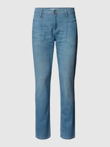 Brax Jeans mit Bundfalten in Hellblau