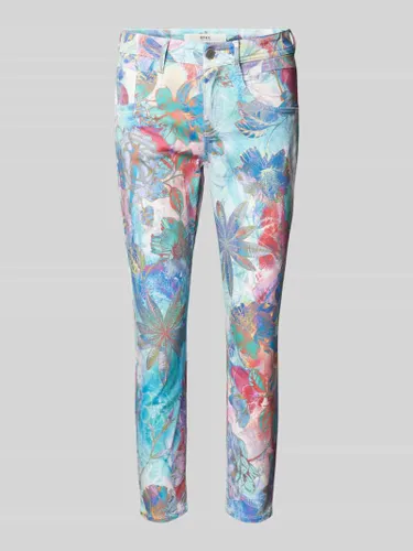 Brax Jeans mit floralem Muster Modell 'SHAKIRA' in Weiss