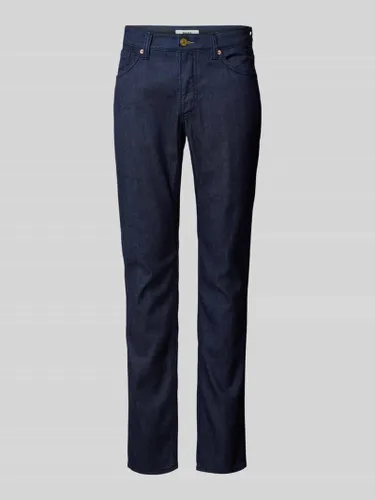 Brax Modern Fit Jeans mit Label-Patch Modell 'CHUCK' in Dunkelblau