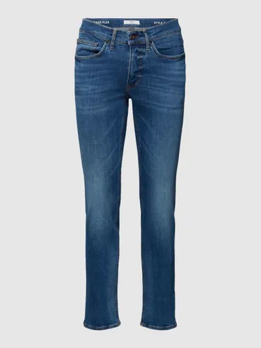 Brax Straight Fit Jeans im Used-Look Modell 'CHRIS' in Hellblau