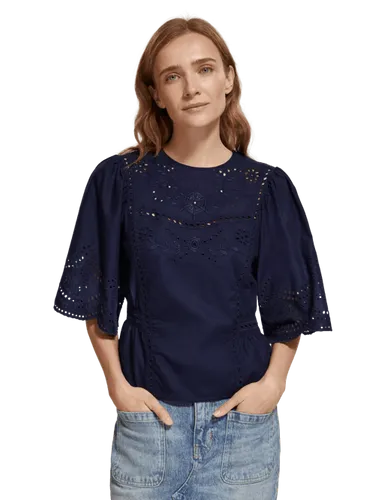 Broderie anglaise blouse - Größe 42 - Multicolor - Frau - Bluse - Scotch & Soda