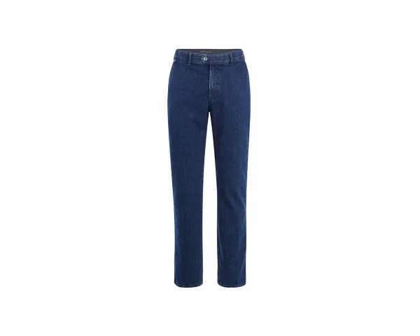 Brühl 5-Pocket-Jeans grau (1-tlg)
