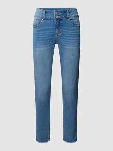 Buena Vista Skinny Fit Jeans im 5-Pocket-Design Modell 'Tummyless' in Blau