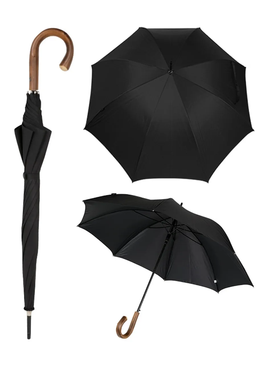 bugatti Herren Regenschirm schwarz