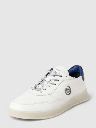 bugatti Sneaker mit Label-Details Modell 'Fiero' in Weiss