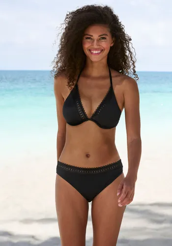 Bügel-Bikini-Top S.OLIVER "Aiko" Gr. 38, Cup B, schwarz Damen Bikini-Oberteile Ocean Blue
