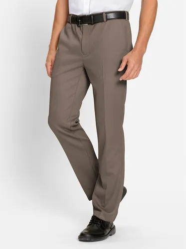 Bügelfaltenhose MARCO DONATI Gr. 31, Unterbauchgrößen, grau (taupe) Herren Hosen Jeans