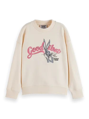 BUGS BUNNY - Loose fit artwork sweatshirt - Größe 8 - Multicolor - Mädchen - Sweatshirthirt - Scotch & Soda