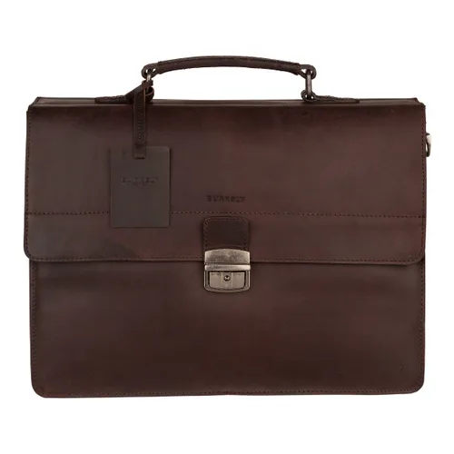 Burkely Vintage Dean briefcase-Brown