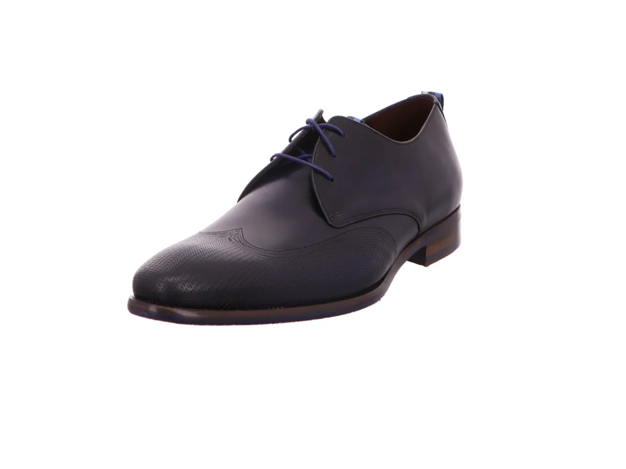 Business Schuhe blau Floris Dressed DarkBlue Calf 44,5