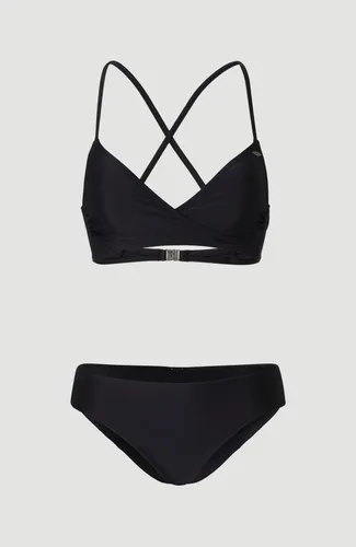 Bustier-Bikini O'NEILL "ESSENTIALS BAAY MAOI FIXED SET" Gr. 42, N-Gr, schwarz (black out) Damen Bikini-Sets Bekleidung