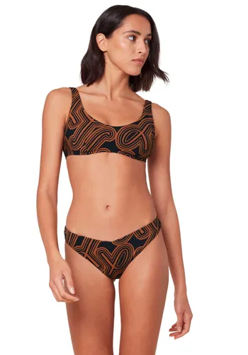 Bustier-Bikini-Top TRIUMPH "Flex Smart Summer P 02 pt EX" Gr. 2, N-Gr, braun (brown, dark combination) Damen Bikini-Oberteile Ocean Blue Triumph-Logod...