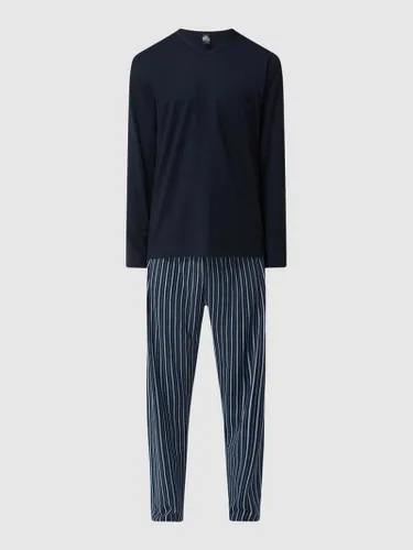Calida Pyjama aus Baumwolle in Dunkelblau