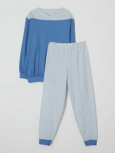 Calida Pyjama aus Bio-Baumwolle in Blau
