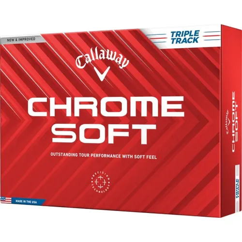 Callaway Chrome Soft Triple Track 12-Pack weiß