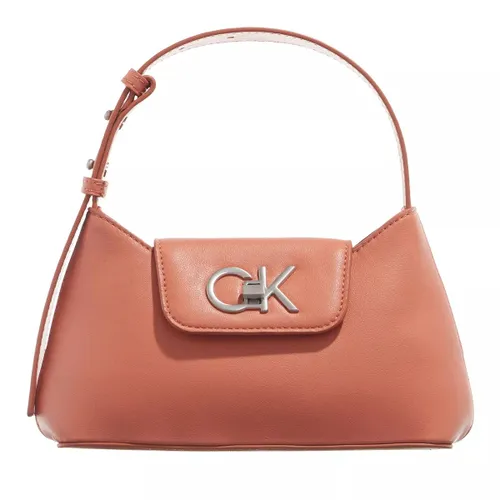 Calvin Klein Crossbody Bags - Re-Lock Crossbody W/Flap Small - Gr. unisize - in Orange - für Damen