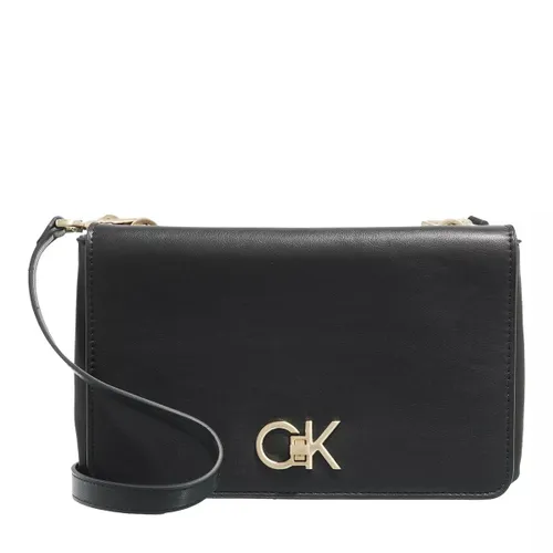 Calvin Klein Crossbody Bags - Re-Lock Double Gusett Xbody - Gr. unisize - in Schwarz - für Damen