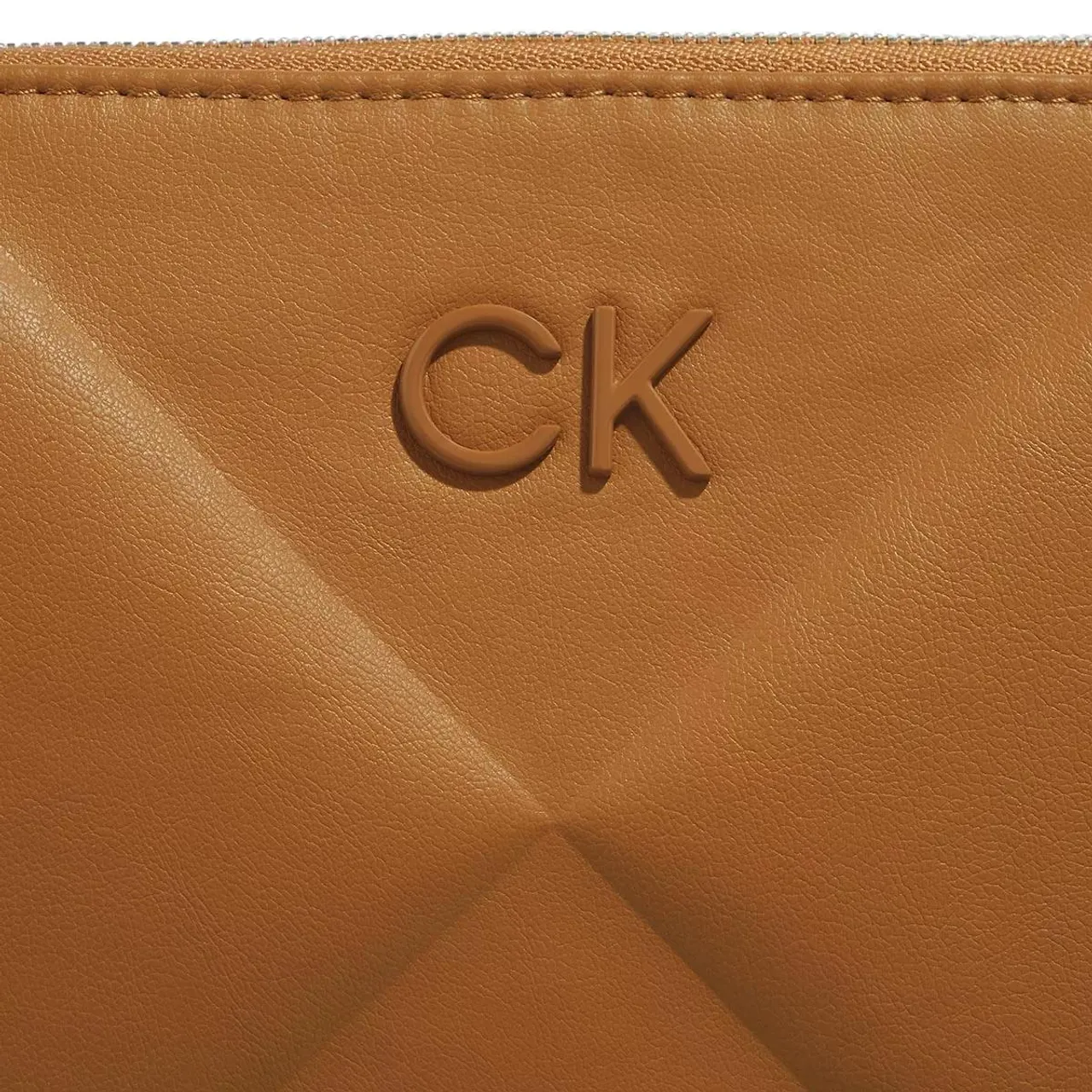 Calvin Klein Crossbody Bags - Re-Lock Quilt Crossbody - Gr. unisize - in Beige - für Damen