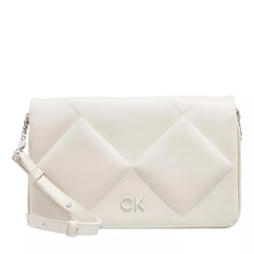 Calvin Klein Crossbody Bags - Re-Lock Quilt Shoulder Bag - Gr. unisize - in Creme - für Damen