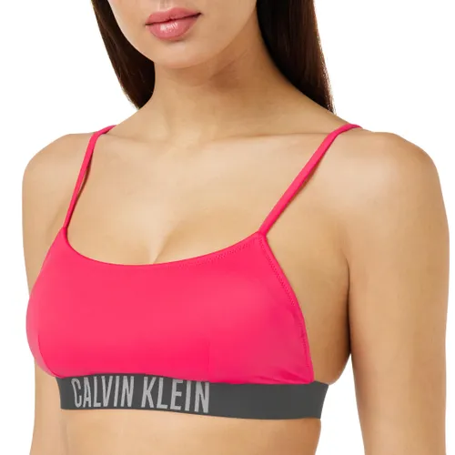 Calvin Klein Damen Bikini Oberteil Bralette ohne Bügel