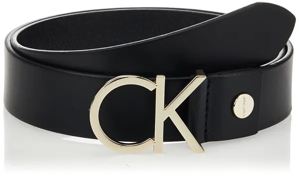 Calvin Klein Damen Gürtel Ck Logo Belt 3.5 cm Ledergürtel