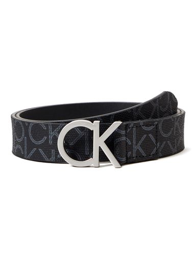Calvin Klein Damen Gürtel Ck Mono Belt 3.5 cm aus Leder