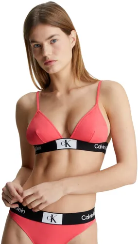 Calvin Klein Damen Triangel Bikini Oberteil Fixed