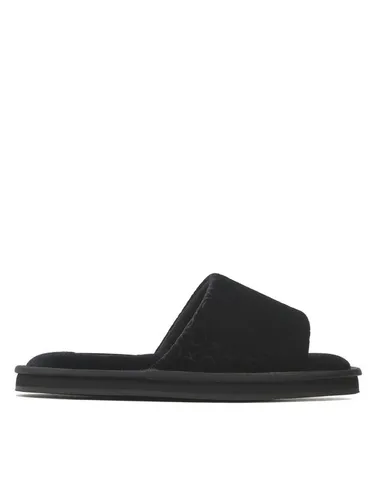 Calvin Klein Hausschuhe Slipper Flatform Sandal Vel HW0HW01540 Schwarz