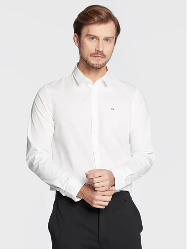 Calvin Klein Hemd K10K110856 Weiß Slim Fit