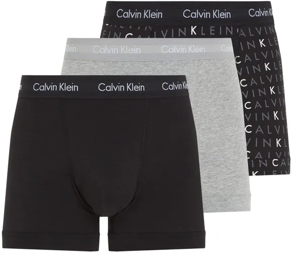 Calvin Klein Herren 3er Pack Boxershorts Trunks Baumwolle