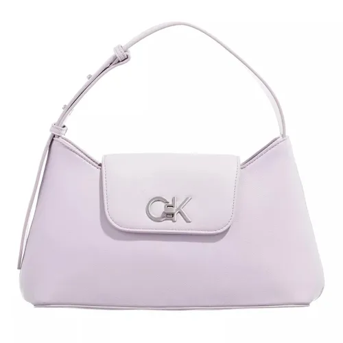 Calvin Klein Hobo Bag - Re Lock Shoulder Bag Md - Gr. unisize - in Violett - für Damen