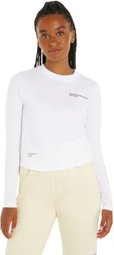 Calvin Klein Jeans Damen Langarmshirt Multi Placement Basic
