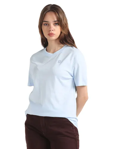 Calvin Klein Jeans Damen T-Shirt Kurzarm Ck Embro Badge