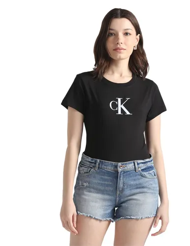 Calvin Klein Jeans Damen T-Shirt Kurzarm Gradient