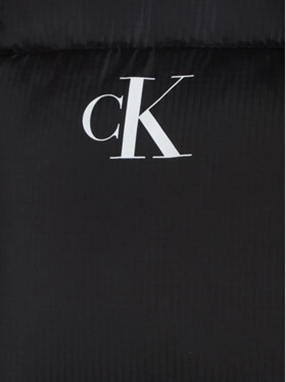 Calvin Klein Jeans Daunenjacke Logo Tape IB0IB01823 Schwarz Regular Fit