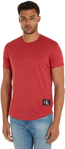 Calvin Klein Jeans Herren T-Shirt Kurzarm Badge Turn Up