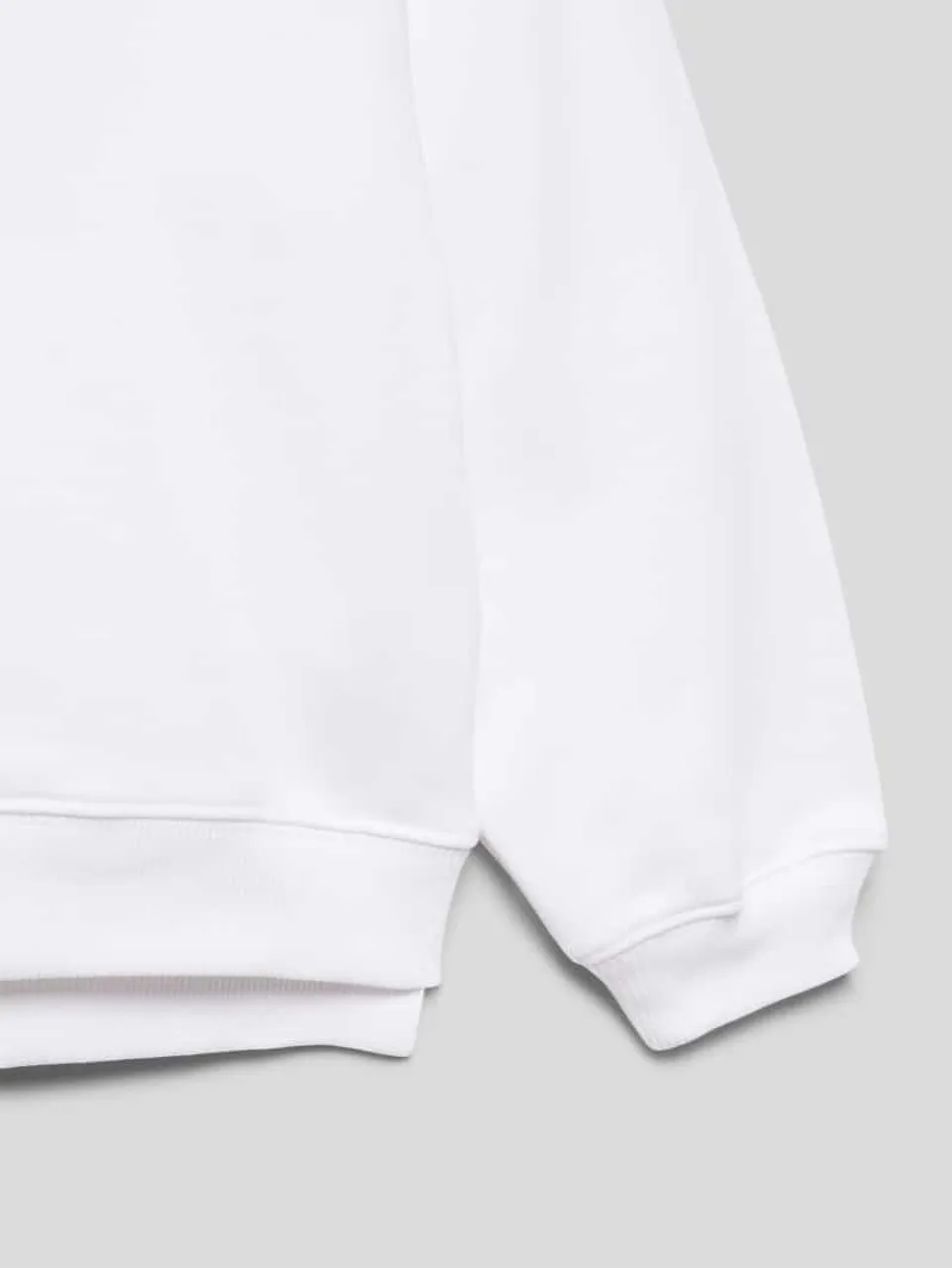 Calvin Klein Jeans Hoodie mit Label-Print Modell 'GRADIENT' in Weiss