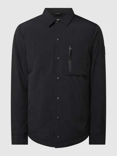 Calvin Klein Jeans Jacke mit Logo-Applikation in Black