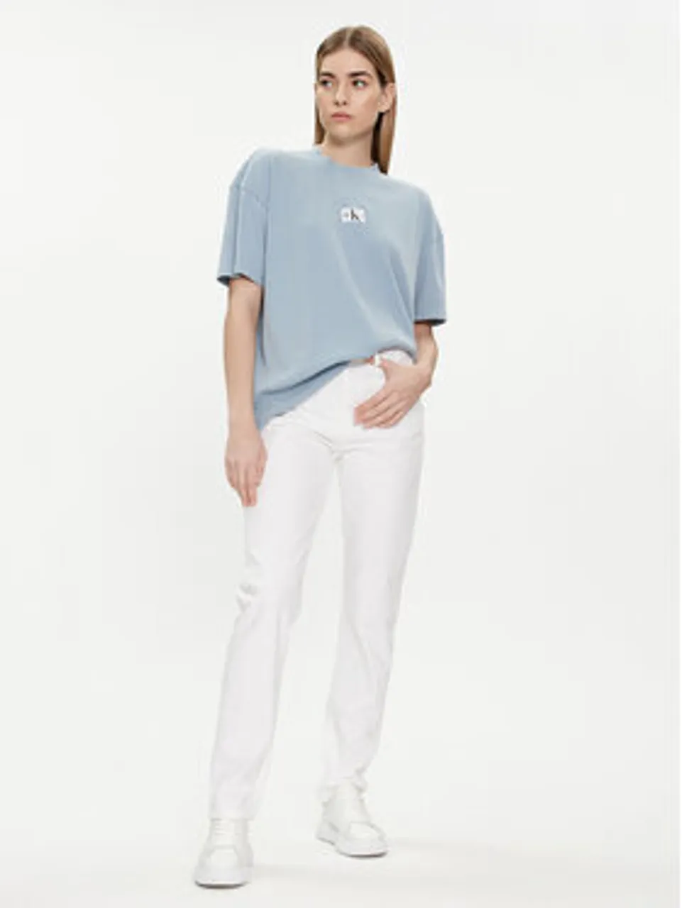 Calvin Klein Jeans Jeans Authentic J20J222741 Weiß Slim Fit