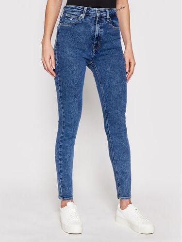 Calvin Klein Jeans Jeans High Rise J20J215787 Dunkelblau Skinny Fit