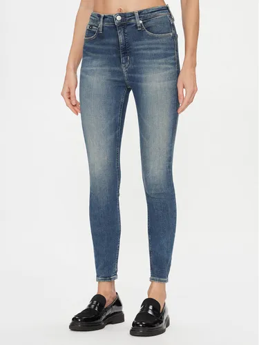 Calvin Klein Jeans Jeans High Rise Super Skinny Ankle J20J222146 Blau Skinny Fit
