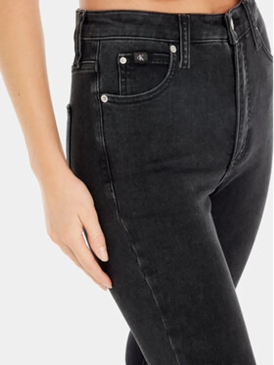 Calvin Klein Jeans Jeans J20J221584 Schwarz Skinny Fit