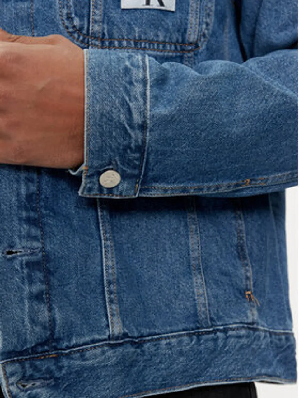 Calvin Klein Jeans Jeansjacke 90's J30J324858 Blau Regular Fit