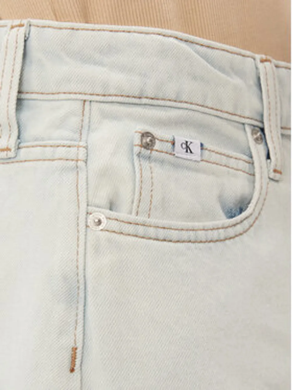 Calvin Klein Jeans Jeansrock J20J222489 Blau Regular Fit